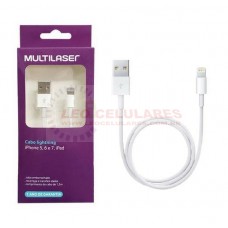 Cabo USB Lightning Original Multilaser para iphones 5 5s 6 7 8 x 11 12 13 14